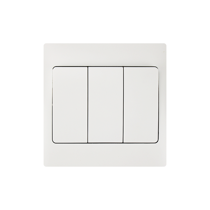 Plastik 3'lü 2 Yollu Switch HK6132S