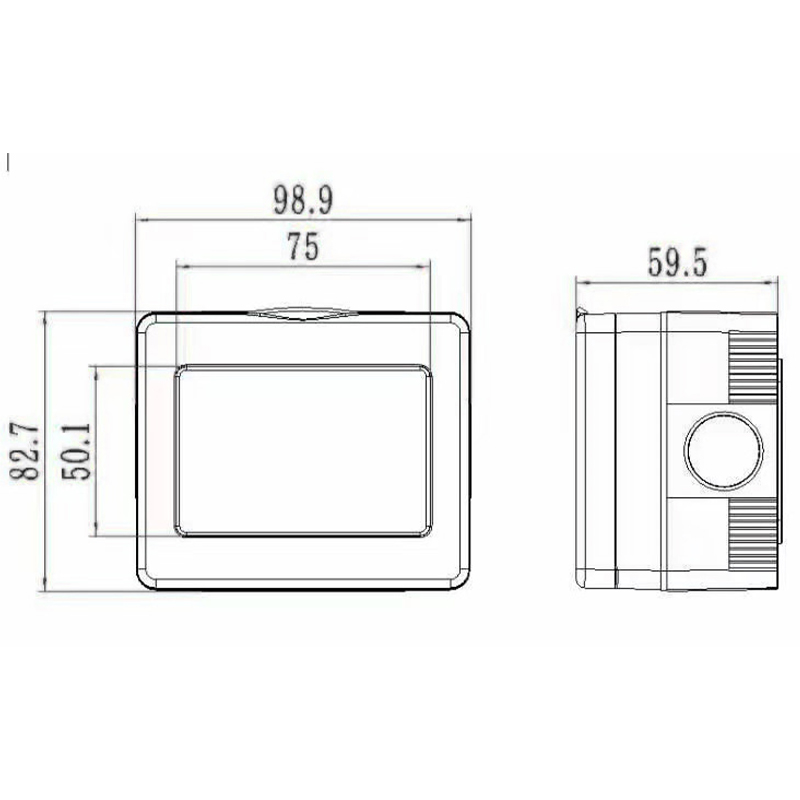 13A Hava Koşullarına Dayanıklı Anahtar Priz HK4113-WP