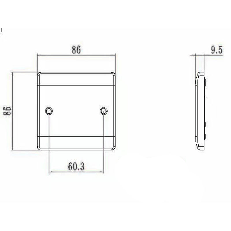 2'li 2 Yollu Bakalit Anahtar HK6122V